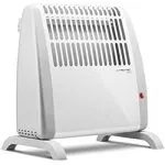 TROTEC Calefactor eléctrico TCH 1 E, 450 W, Termostato, Anti Sobrecalentamiento, Control Antihielo, Silencioso, Portátil, Compacto, para Habitaciones de hasta 10 m²/25 m³, Blanco, Oficina, Hogar