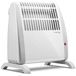 TROTEC Calefactor eléctrico TCH 1 E, 450 W, Termostato, Anti Sobrecalentamiento, Control Antihielo, Silencioso, Portátil, Compacto, para Habitaciones de hasta 10 m²/25 m³, Blanco, Oficina, Hogar